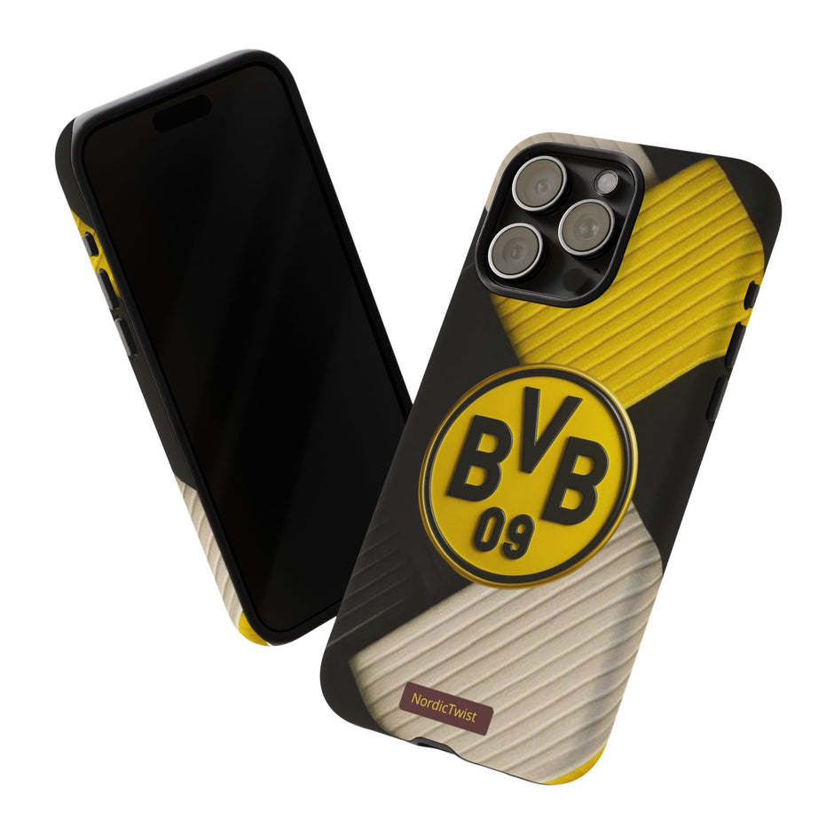BVB 09 Tough Phone Case - Durable Protection with Bold Black and Yellow Design