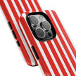 Red Striped Phone Case - Tough Cases for Stylish Protection