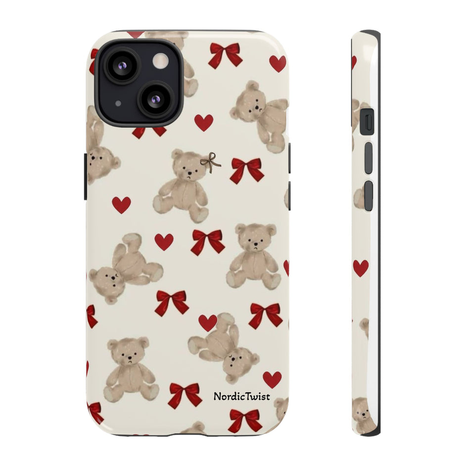 Teddy Bear Hearts Phone Case