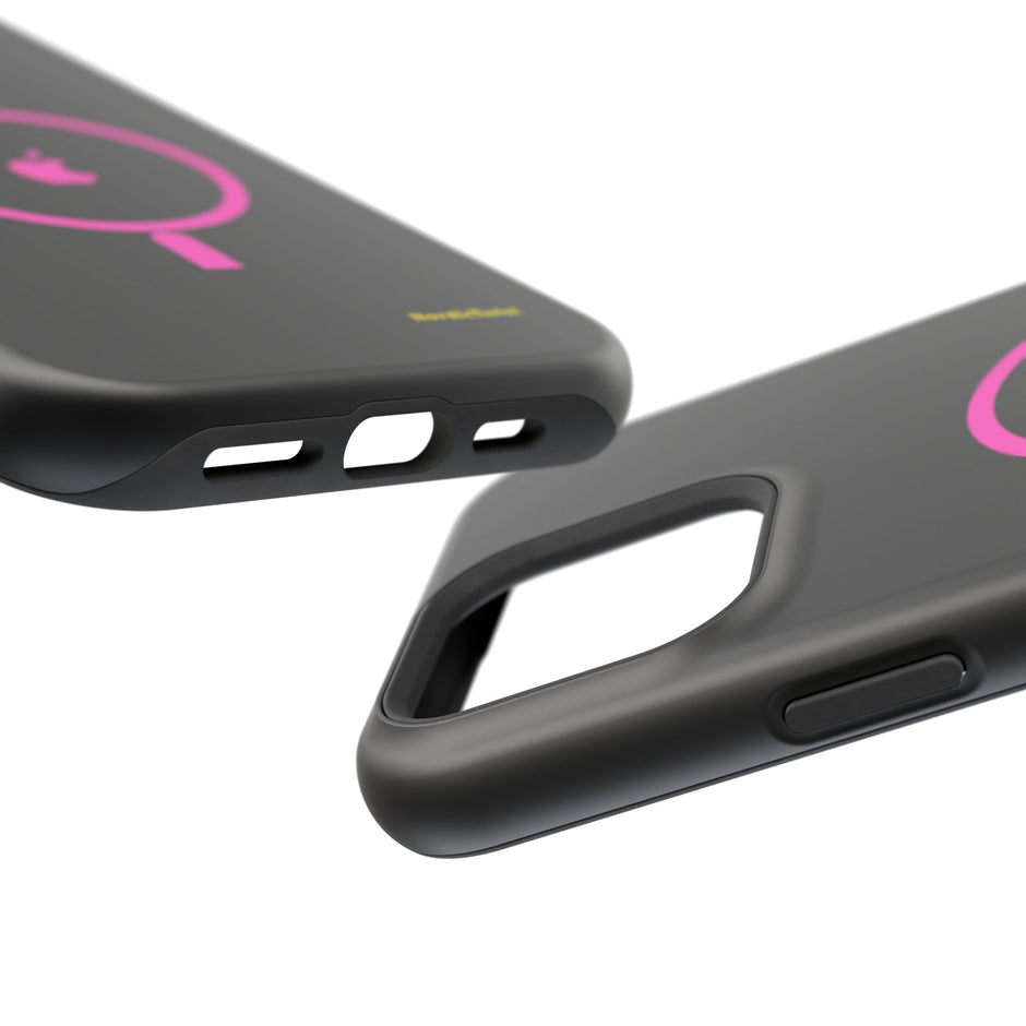 MagSafe Magnetic Impact-Resistant Phone Case — Pink Ring Design
