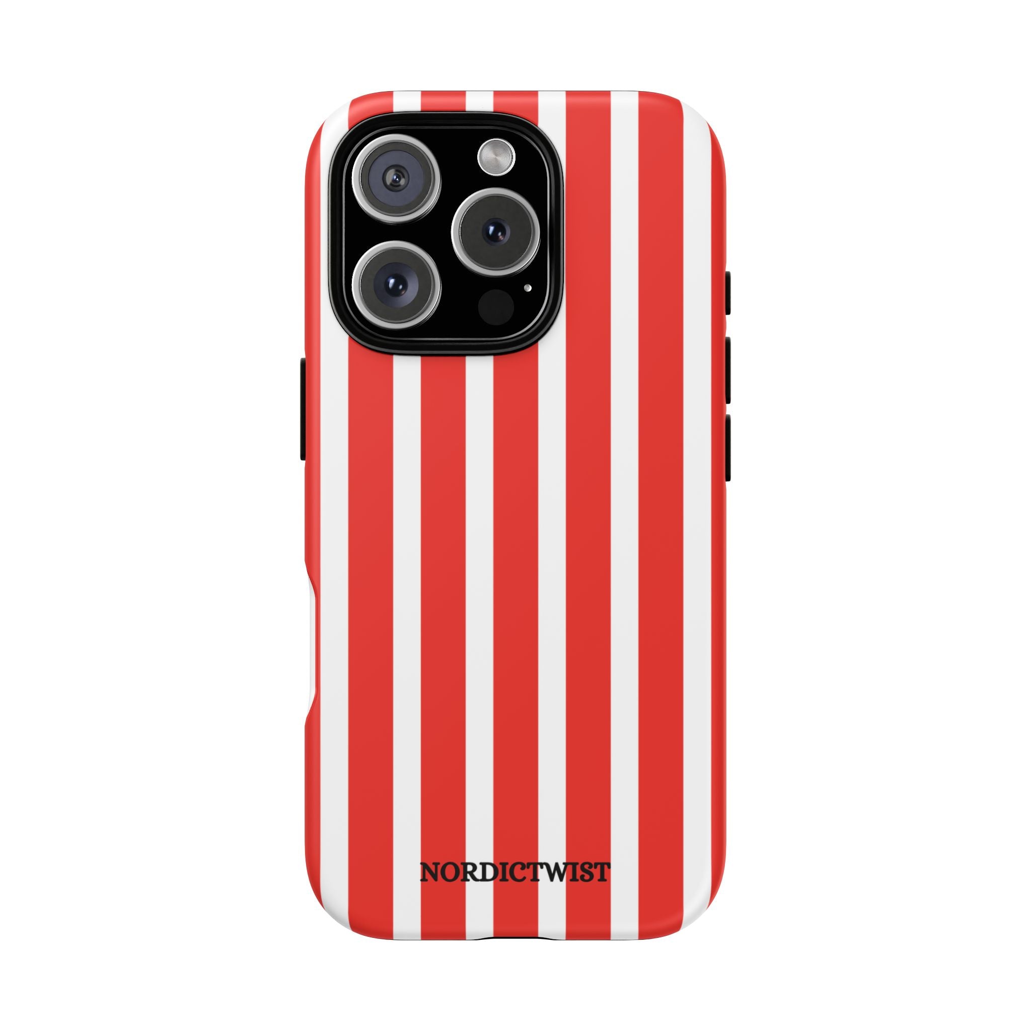 Red Striped Phone Case - Tough Cases for Stylish Protection