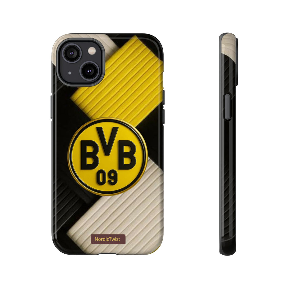 BVB 09 Tough Phone Case - Durable Protection with Bold Black and Yellow Design