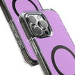 Clear Magnetic Phone Case — Minimal Purple Design