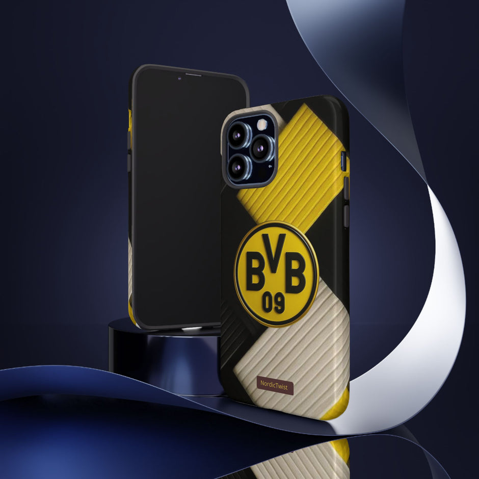 BVB 09 Tough Phone Case - Durable Protection with Bold Black and Yellow Design