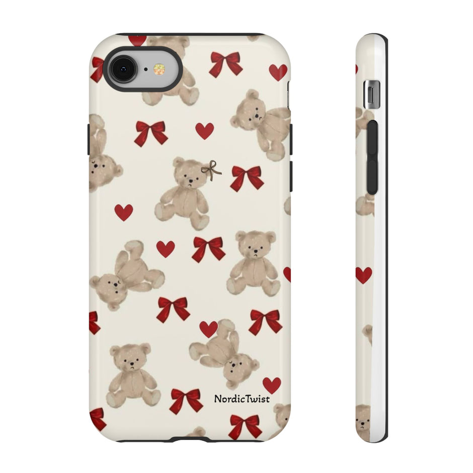Teddy Bear Hearts Phone Case