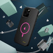 MagSafe Magnetic Impact-Resistant Phone Case — Pink Ring Design