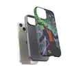 Joker Chaos Tough Phone Case — Electric Cards Graphic iPhone Case
