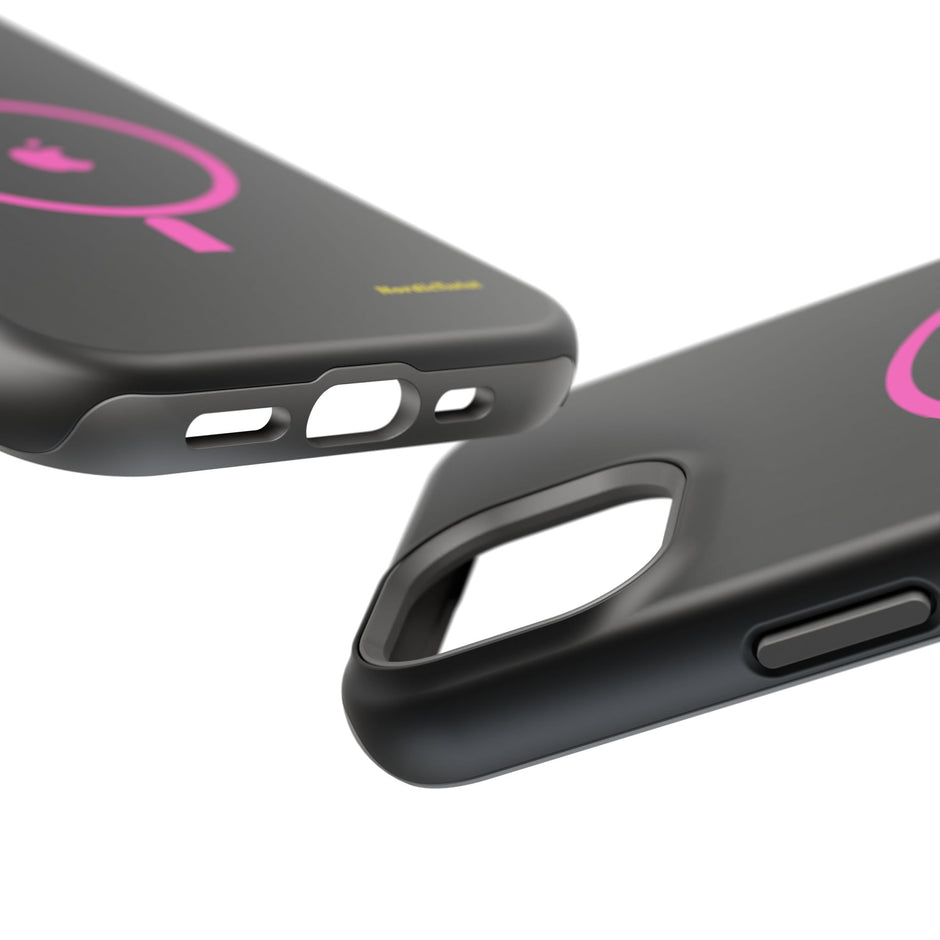MagSafe Magnetic Impact-Resistant Phone Case — Pink Ring Design