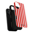 Red Striped Phone Case - Tough Cases for Stylish Protection