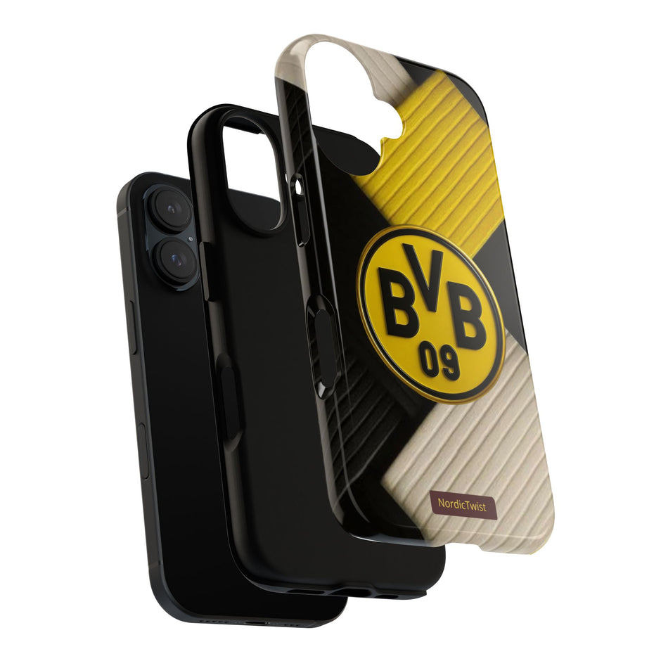 BVB 09 Tough Phone Case - Durable Protection with Bold Black and Yellow Design
