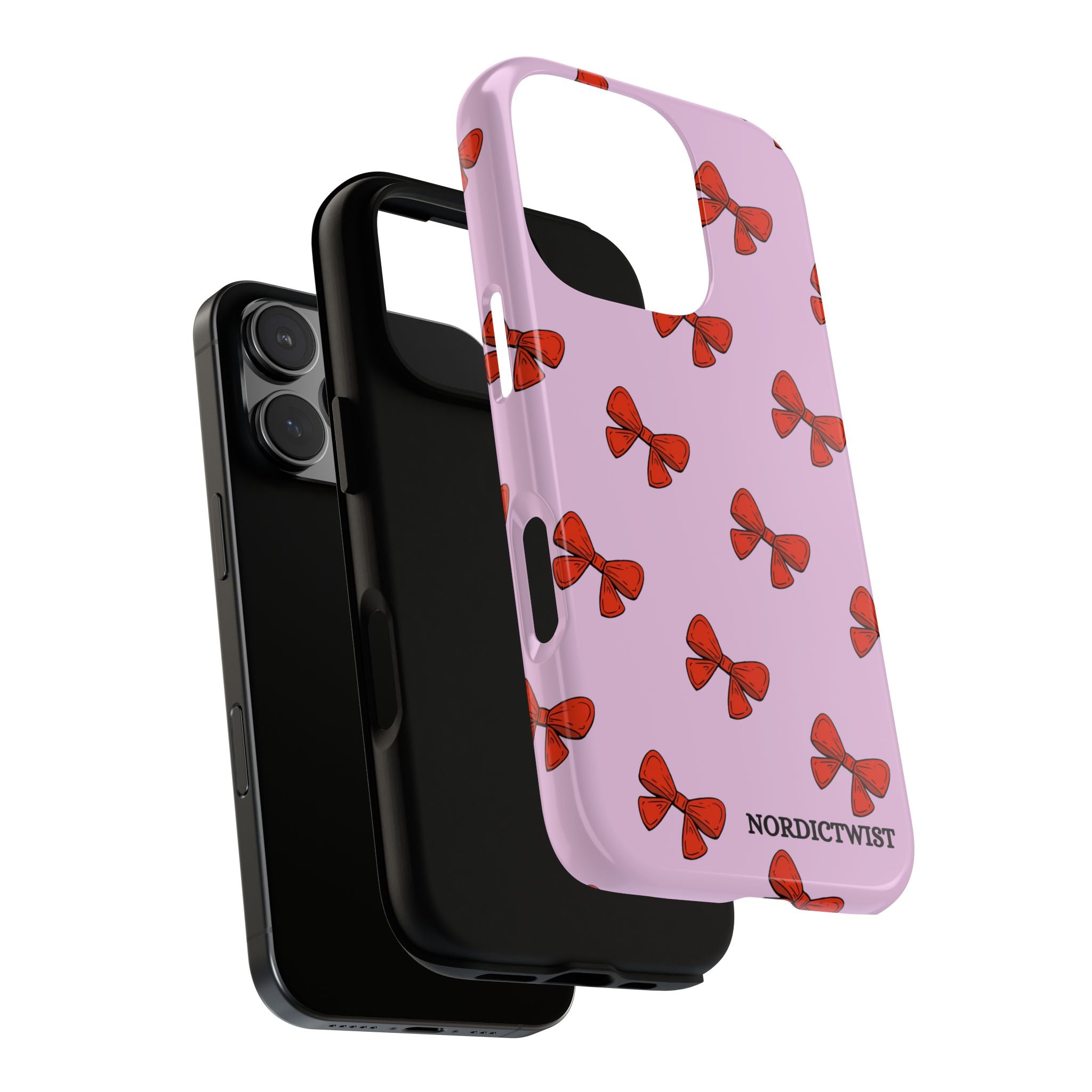 Cute Bow Pattern Phone Case