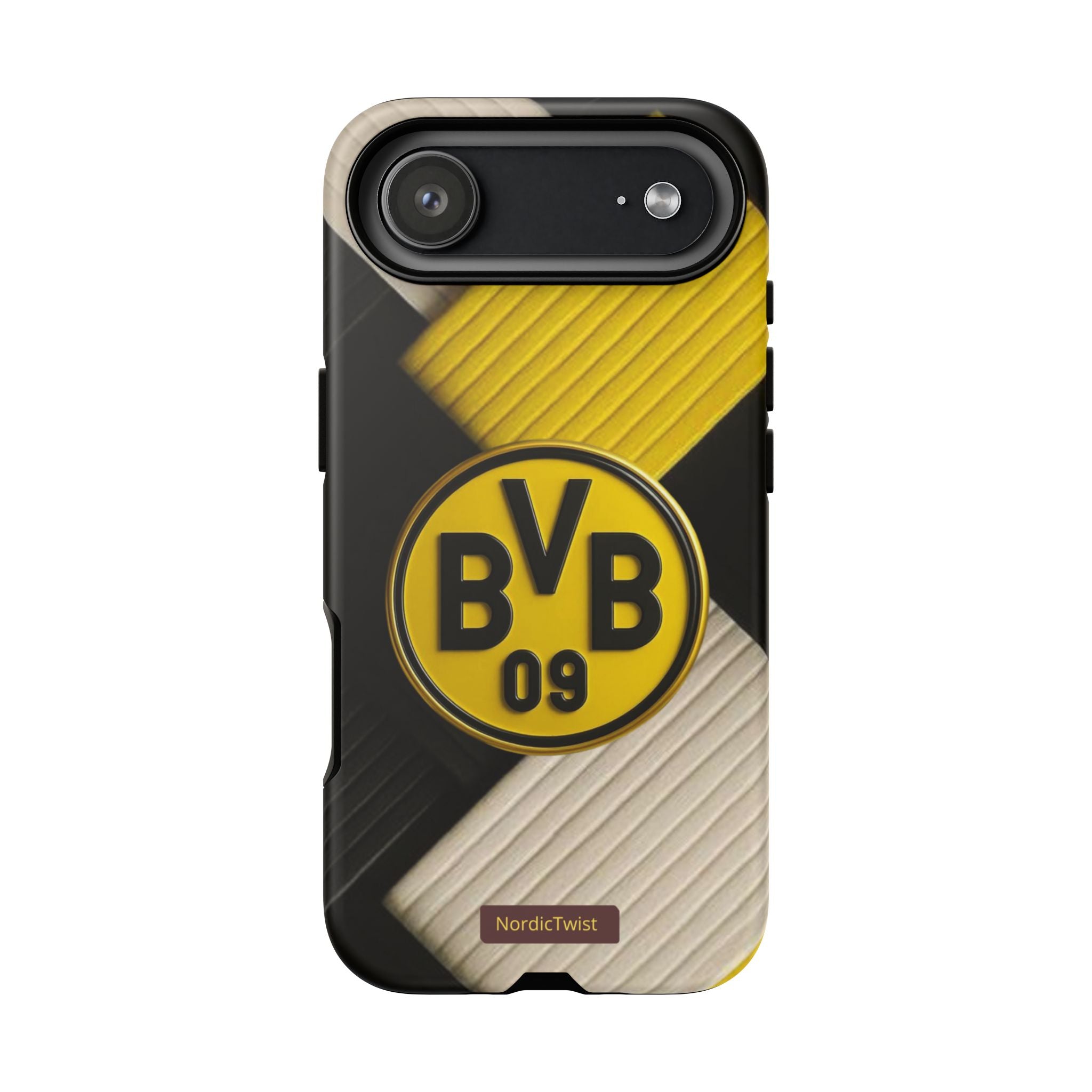 BVB 09 Tough Phone Case - Durable Protection with Bold Black and Yellow Design