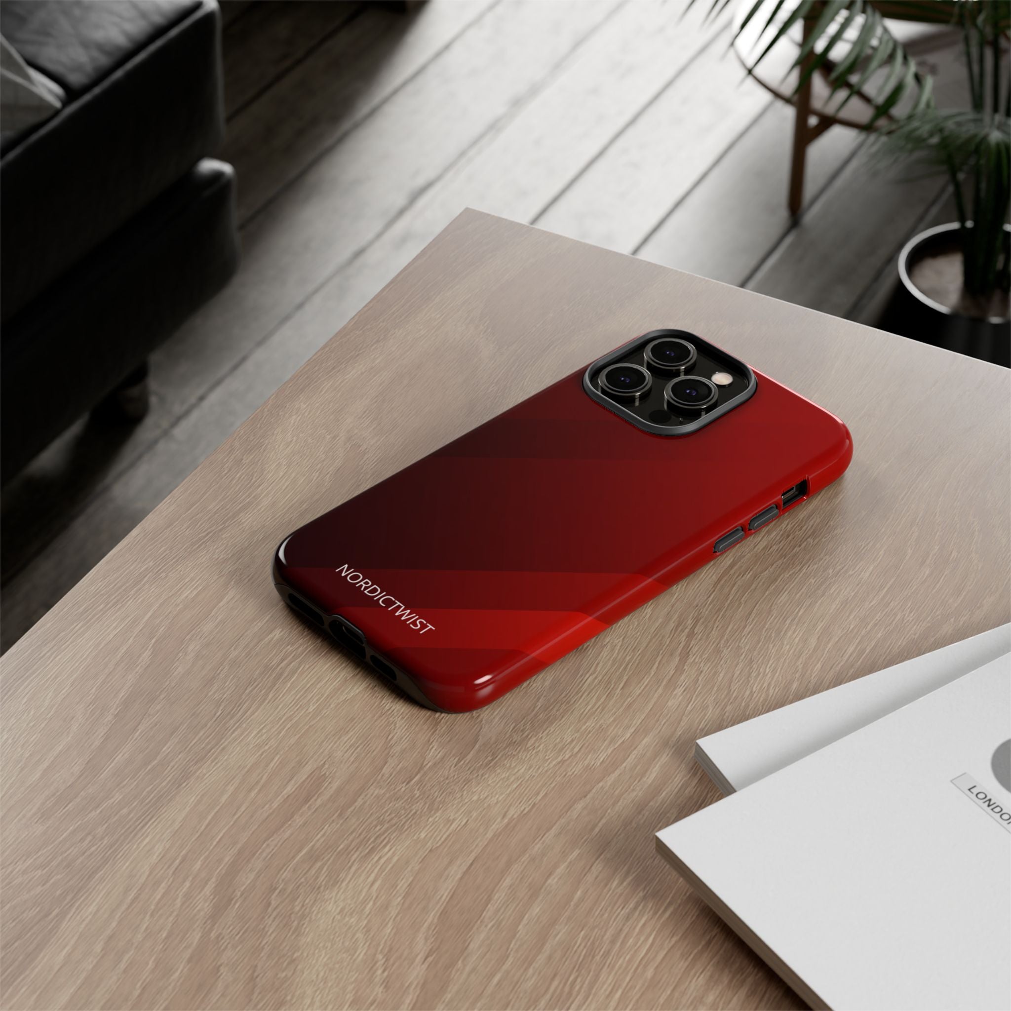 Durable Red Phone Case - Tough Protection for Your Device