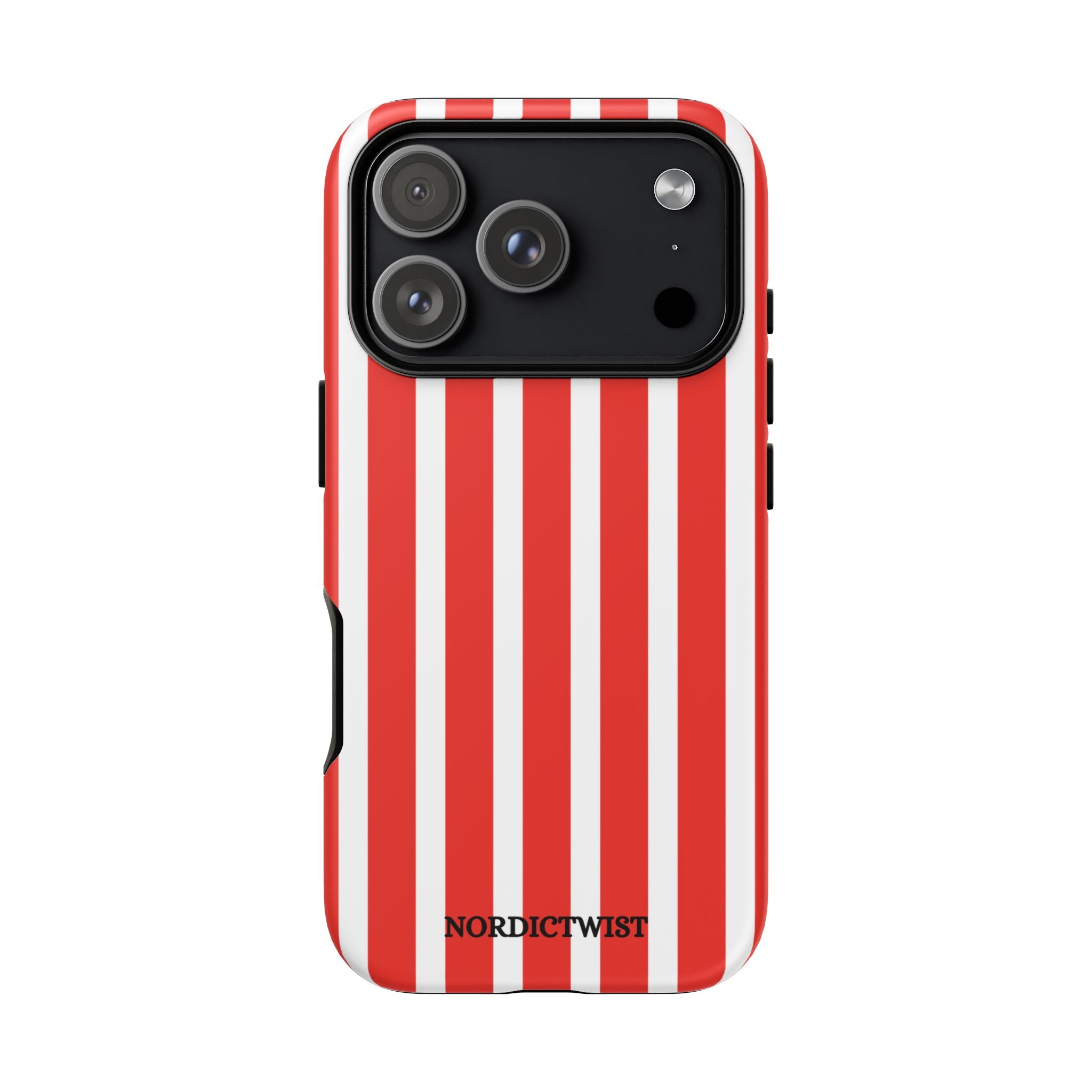 Red Striped Phone Case - Tough Cases for Stylish Protection