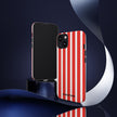 Red Striped Phone Case - Tough Cases for Stylish Protection