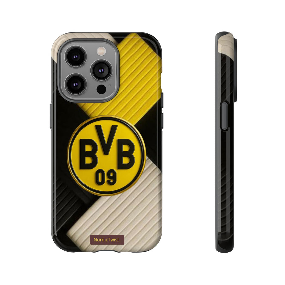 BVB 09 Tough Phone Case - Durable Protection with Bold Black and Yellow Design