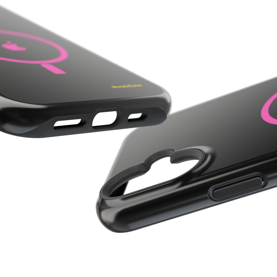 MagSafe Magnetic Impact-Resistant Phone Case — Pink Ring Design