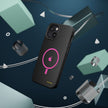 MagSafe Magnetic Impact-Resistant Phone Case — Pink Ring Design