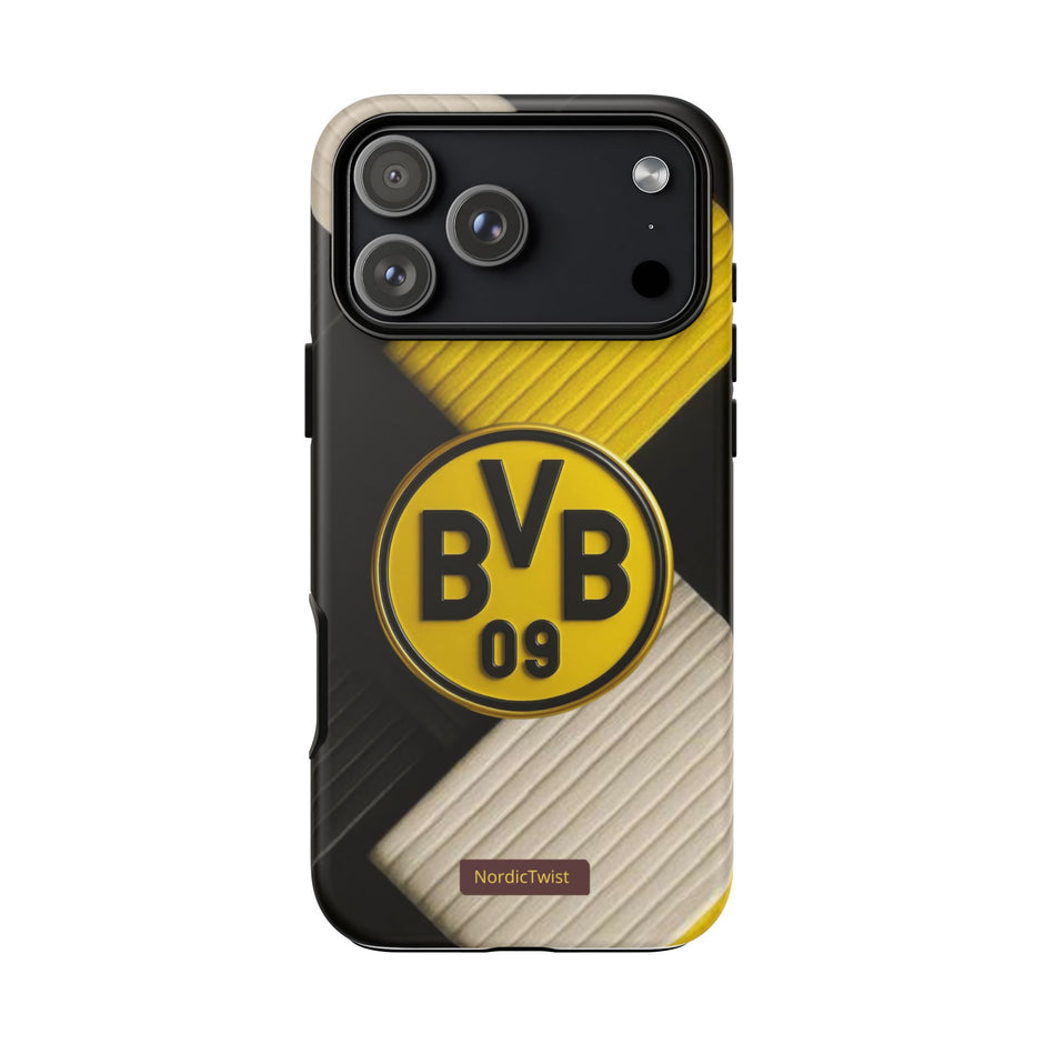 BVB 09 Tough Phone Case - Durable Protection with Bold Black and Yellow Design