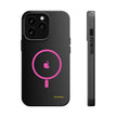 MagSafe Magnetic Impact-Resistant Phone Case — Pink Ring Design