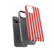 Red Striped Phone Case - Tough Cases for Stylish Protection