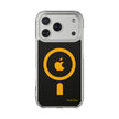 MagSafe Clear Phone Case – Yellow Ring Magnetic Impact Protection