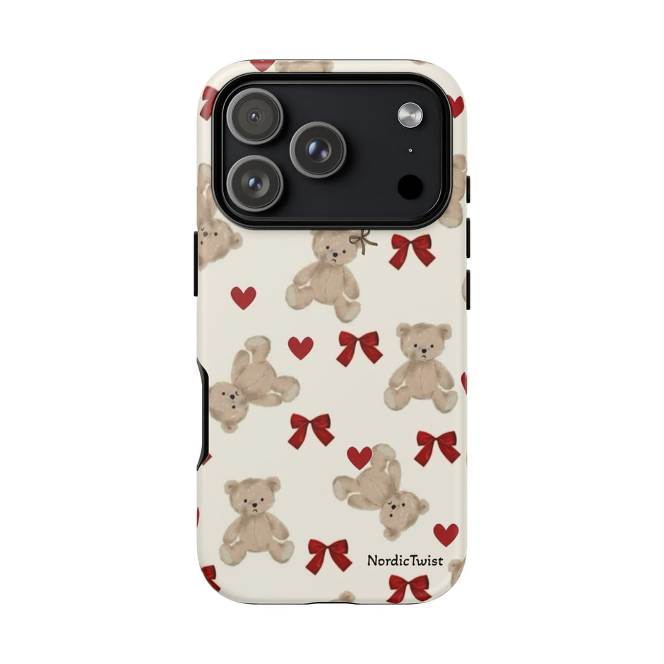 Teddy Bear Hearts Phone Case
