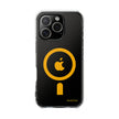 MagSafe Clear Phone Case – Yellow Ring Magnetic Impact Protection