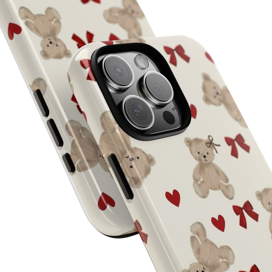 Teddy Bear Hearts Phone Case
