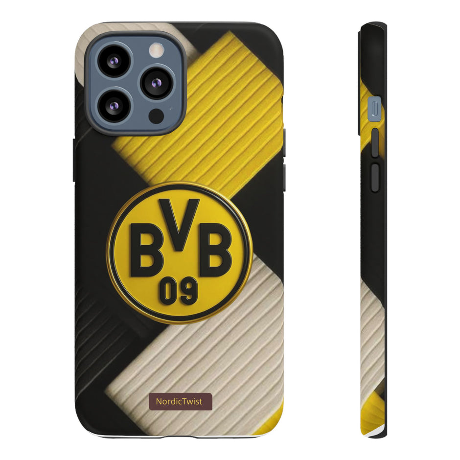 BVB 09 Tough Phone Case - Durable Protection with Bold Black and Yellow Design