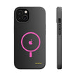 MagSafe Magnetic Impact-Resistant Phone Case — Pink Ring Design
