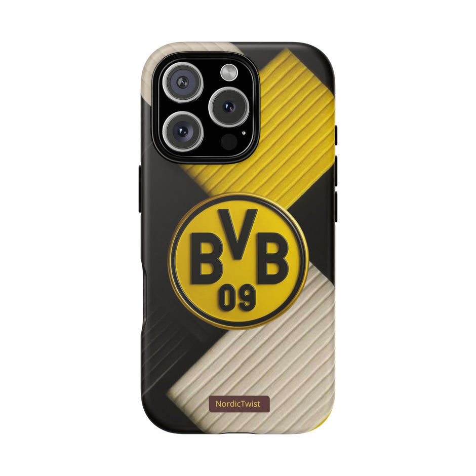 BVB 09 Tough Phone Case - Durable Protection with Bold Black and Yellow Design