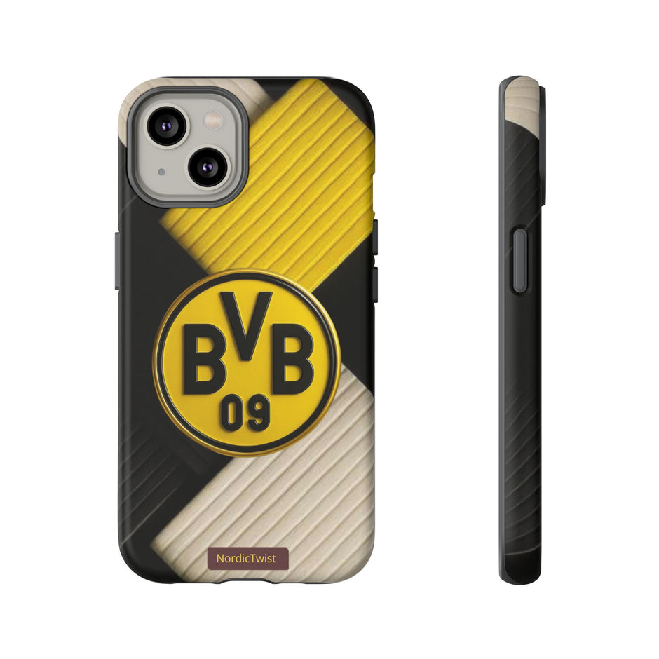 BVB 09 Tough Phone Case - Durable Protection with Bold Black and Yellow Design