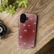Cherry Bow Phone Case — Cute Red Gradient Protective Cover