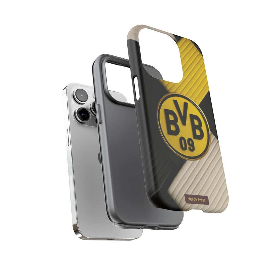 BVB 09 Tough Phone Case - Durable Protection with Bold Black and Yellow Design