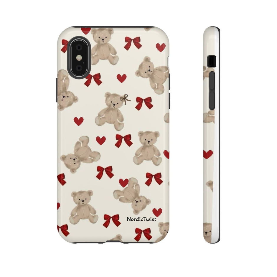 Teddy Bear Hearts Phone Case