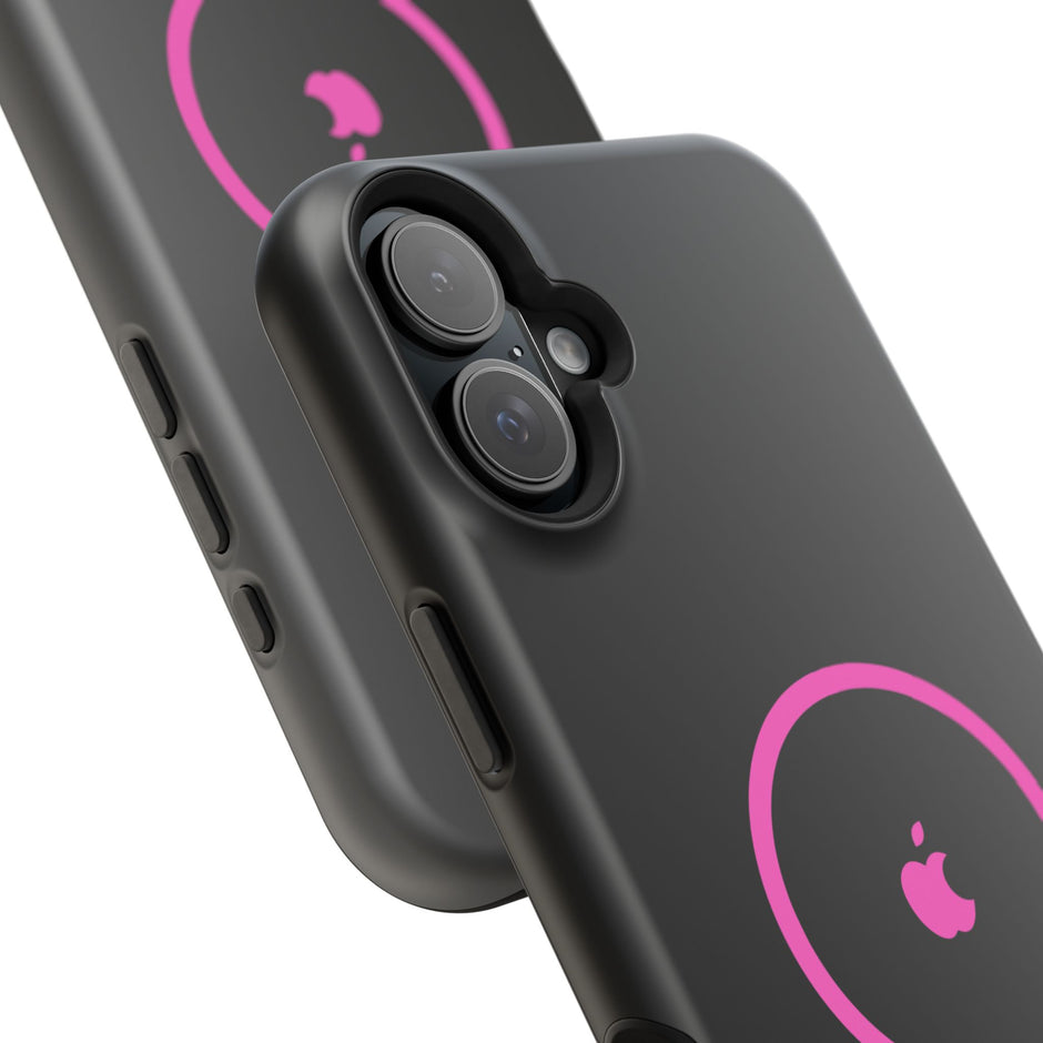 MagSafe Magnetic Impact-Resistant Phone Case — Pink Ring Design