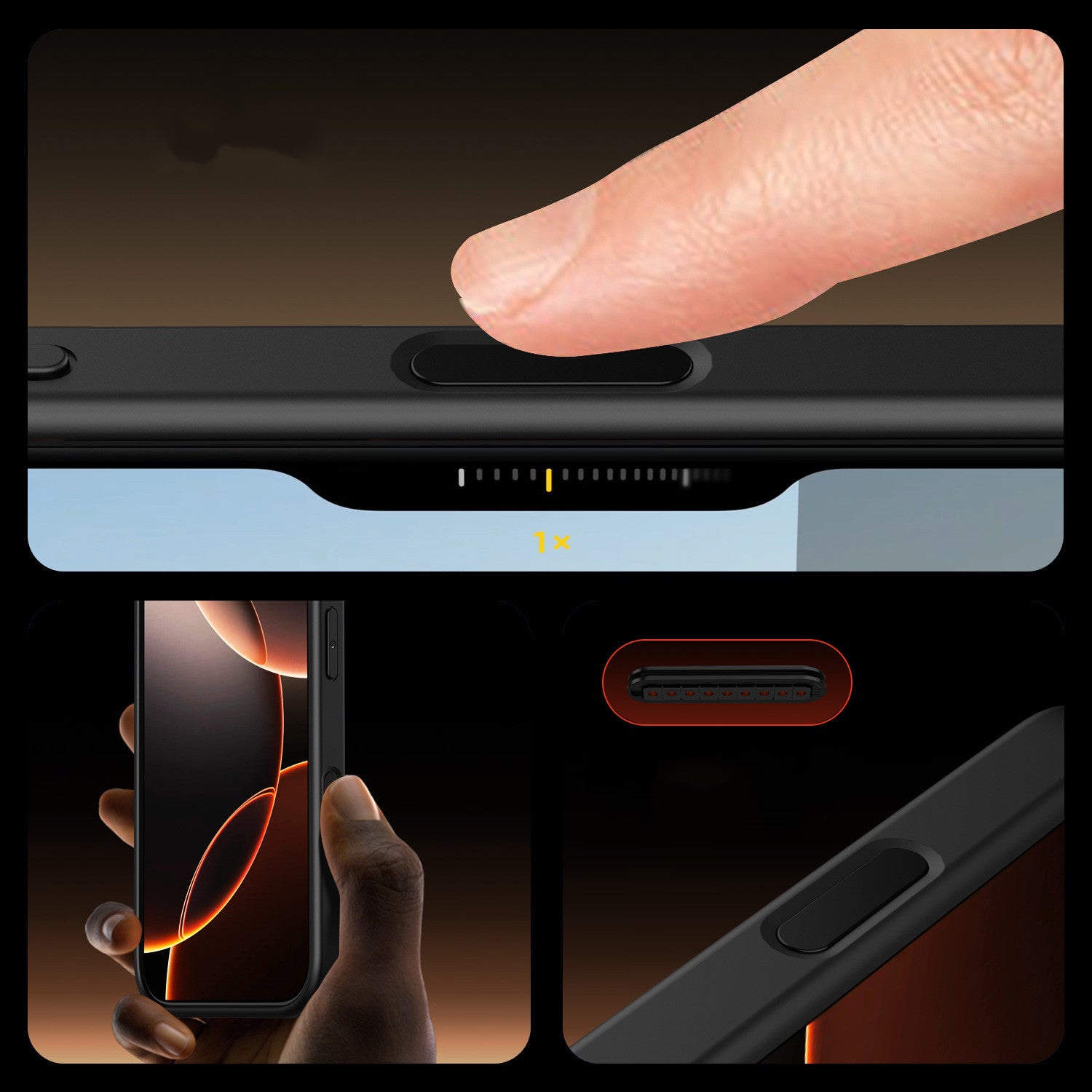 Iphone16 Magnetiskt skal – Fallskydd