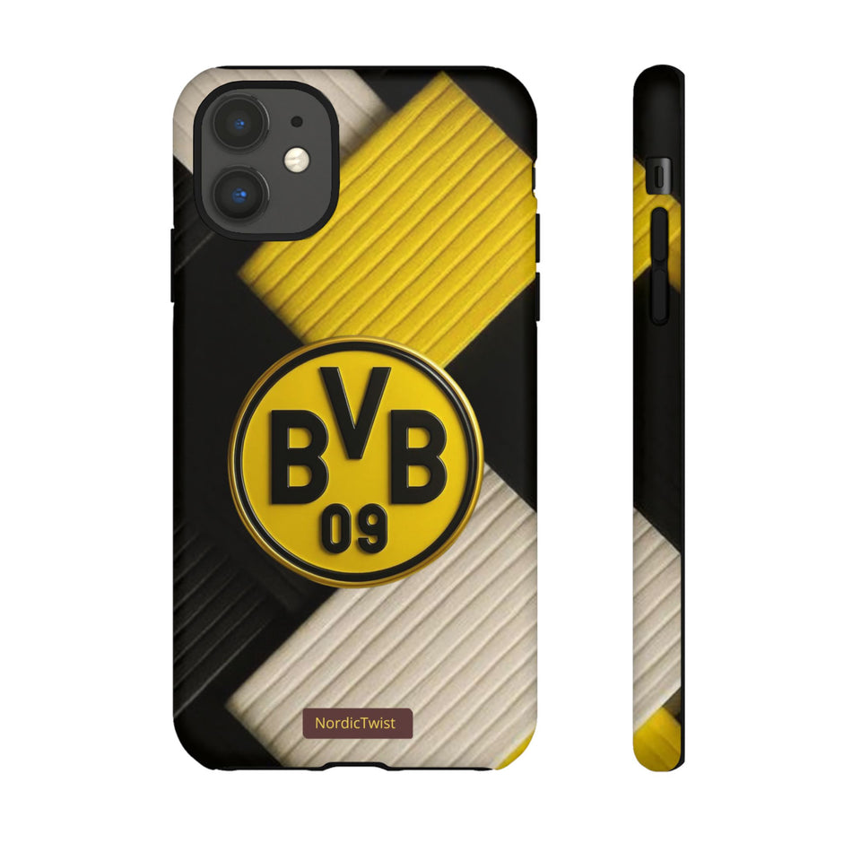 BVB 09 Tough Phone Case - Durable Protection with Bold Black and Yellow Design