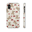 Teddy Bear Hearts Phone Case