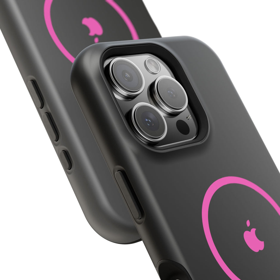 MagSafe Magnetic Impact-Resistant Phone Case — Pink Ring Design