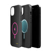 MagSafe Magnetic Impact-Resistant Phone Case — Pink Ring Design