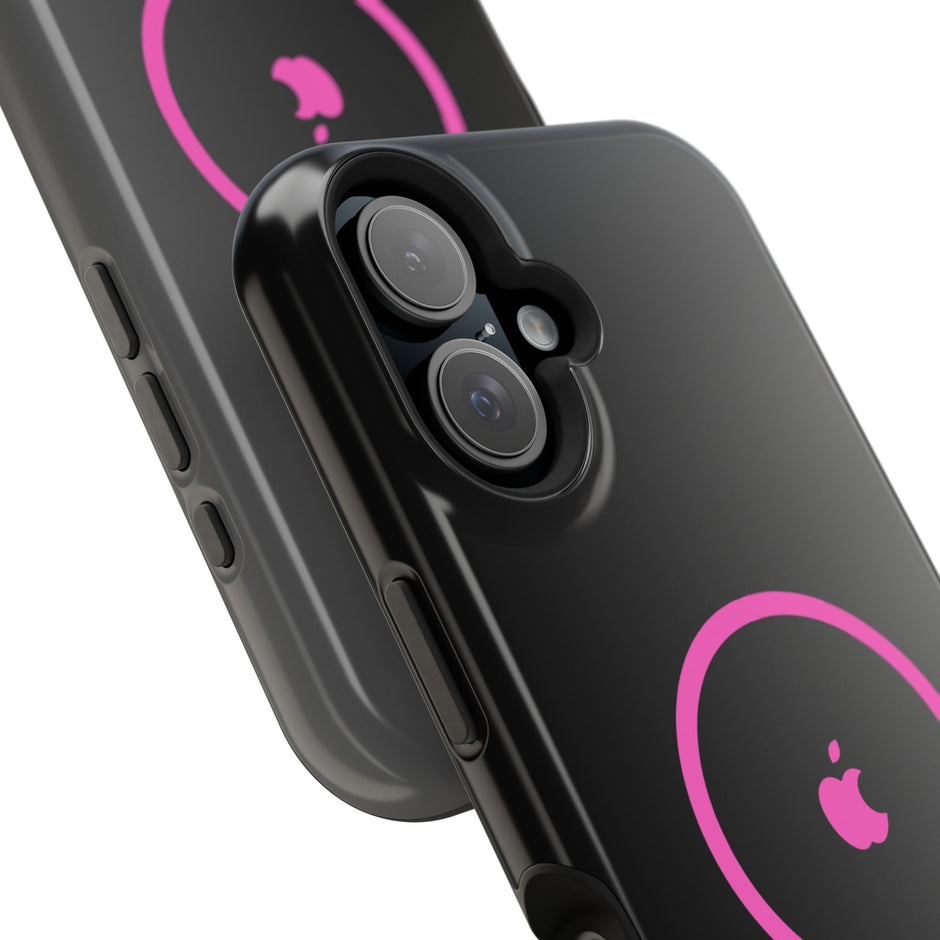 MagSafe Magnetic Impact-Resistant Phone Case — Pink Ring Design