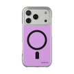 Clear Magnetic Phone Case — Minimal Purple Design