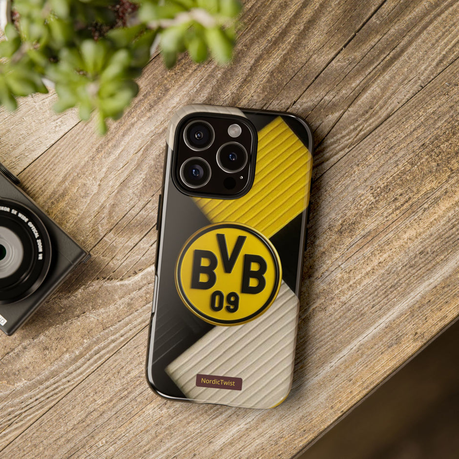 BVB 09 Tough Phone Case - Durable Protection with Bold Black and Yellow Design