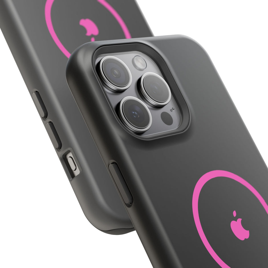 MagSafe Magnetic Impact-Resistant Phone Case — Pink Ring Design
