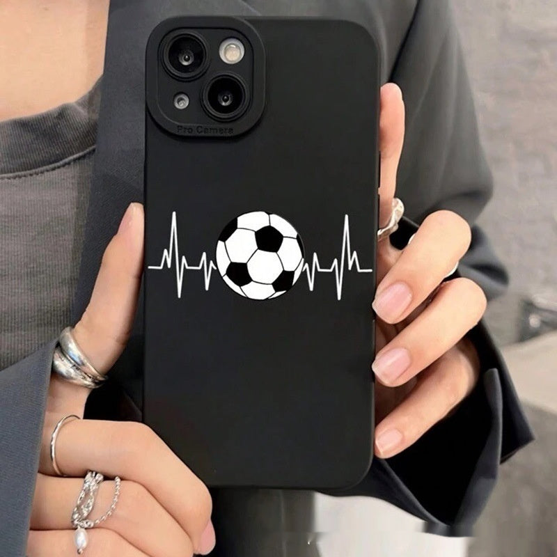 Fotbolls mönstrad skal