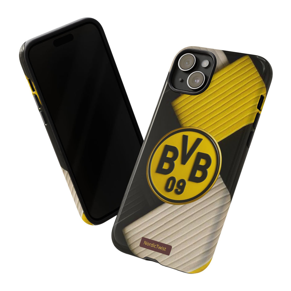 BVB 09 Tough Phone Case - Durable Protection with Bold Black and Yellow Design