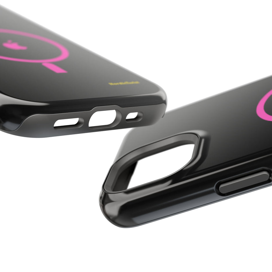 MagSafe Magnetic Impact-Resistant Phone Case — Pink Ring Design