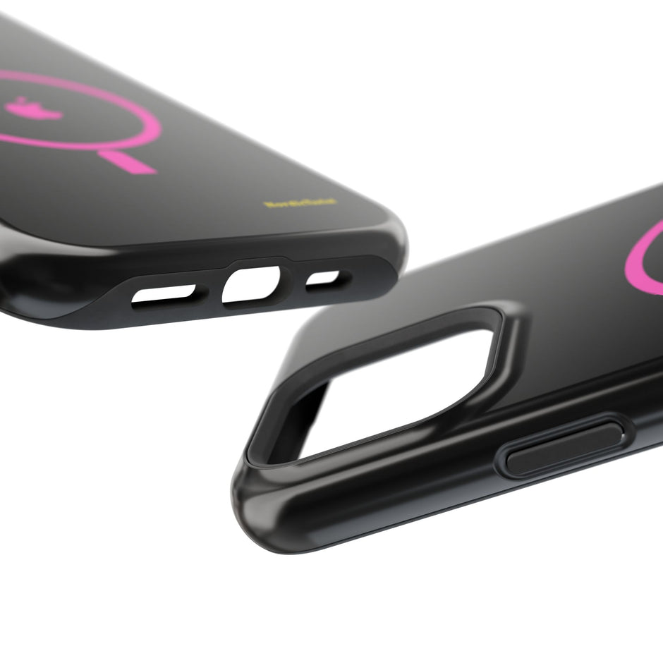 MagSafe Magnetic Impact-Resistant Phone Case — Pink Ring Design